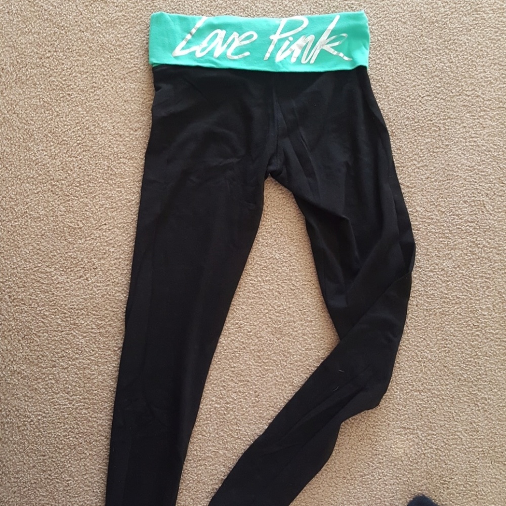 Pink yoga pants
